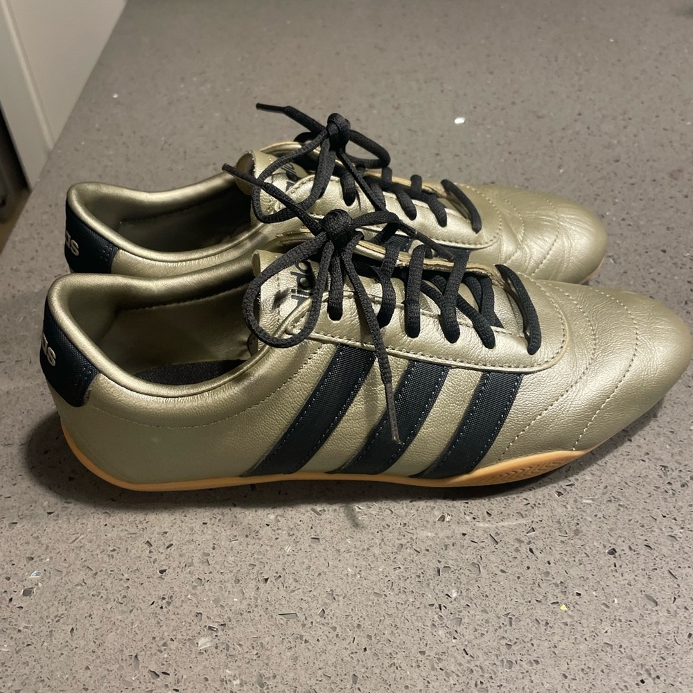 Adidas Women's Gold and Black Athletic Shoes